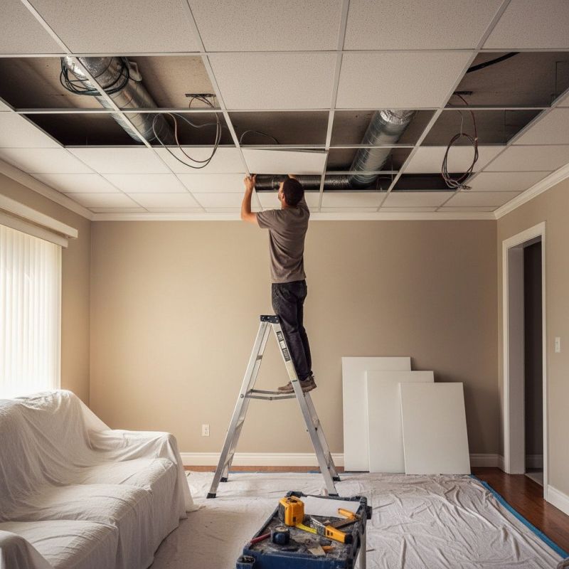 Local Ceiling Replacement pros at work